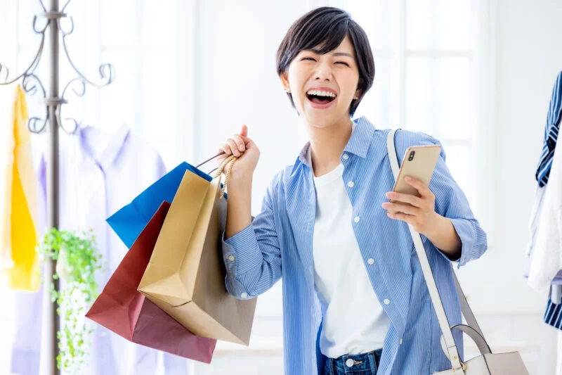 買い物‐女性