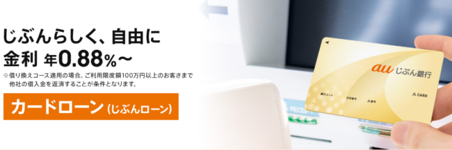 auじぶん銀行カードローン